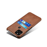 Brown Vegan Leather Pixel Phone Case