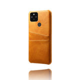 Orange Vegan Leather Pixel Phone Case