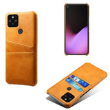 Orange Vegan Leather Pixel Phone Case