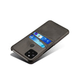 Black Vegan Leather Pixel Phone Case