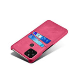 Rose Red Vegan Leather Pixel Phone Case