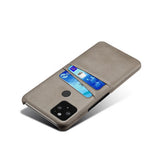 Grey Vegan Leather Pixel Phone Case