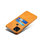Orange Vegan Leather Pixel Phone Case